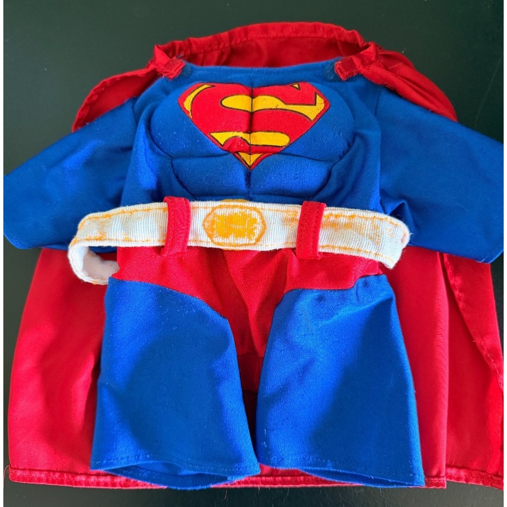 Build-A-Bear Workshop DC Comics Superman Costume 3 Piece Outfit Cape Belt Suit